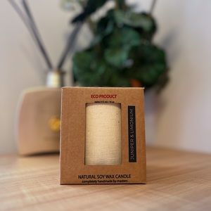 THE MUNIO - JUNIPER & LIMONIUM SOY WAX CANDLE